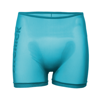 Shorts transparent, smaragd